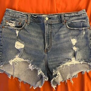 Women’s Distressed Denim Shorts